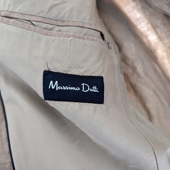 Massimo Dutti Mens Linen Suit - Picture 2 of 3